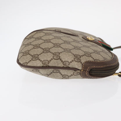 Gucci Vintage Web Crossbody Bag GG Coated Canvas, BEIGE, CANVAS, Shoulder bag