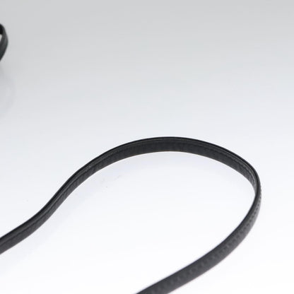 Christian Dior Vintage Trotter Crossbody Bag Diorissimo Coated Canvas, BLACK, CANVAS, Shoulder bag