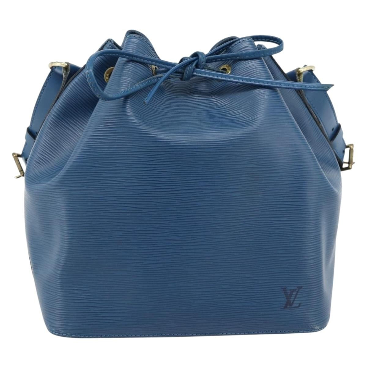 Louis Vuitton Noe Handbag Epi Leather, Blue, Leather, Shoulder Bag