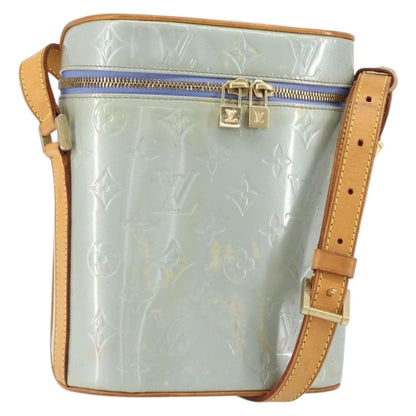 Louis Vuitton Sullivan Handbag Monogram Vernis, GRAY, PATENT_LEATHER, Shoulder bag