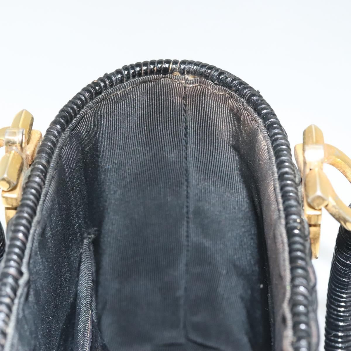 Salvatore Ferragamo Gancini mini handbag Wood, BLACK, WOOD, Handbag