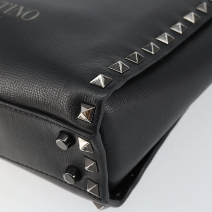 Valentino Garavani Rockstud Tote Rigid Leather, BLACK, LEATHER, Handbag