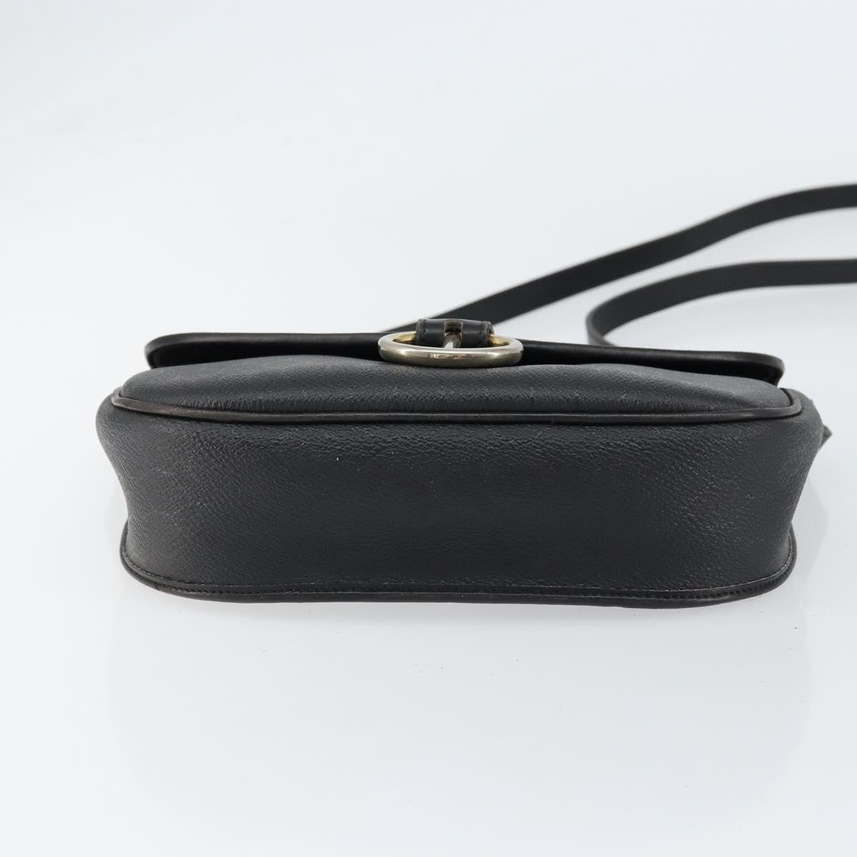 Christian Dior Vintage Honeycomb Flap Crossbody Bag Canvas and Leather, BLACK, CANVAS, Shoulder bag