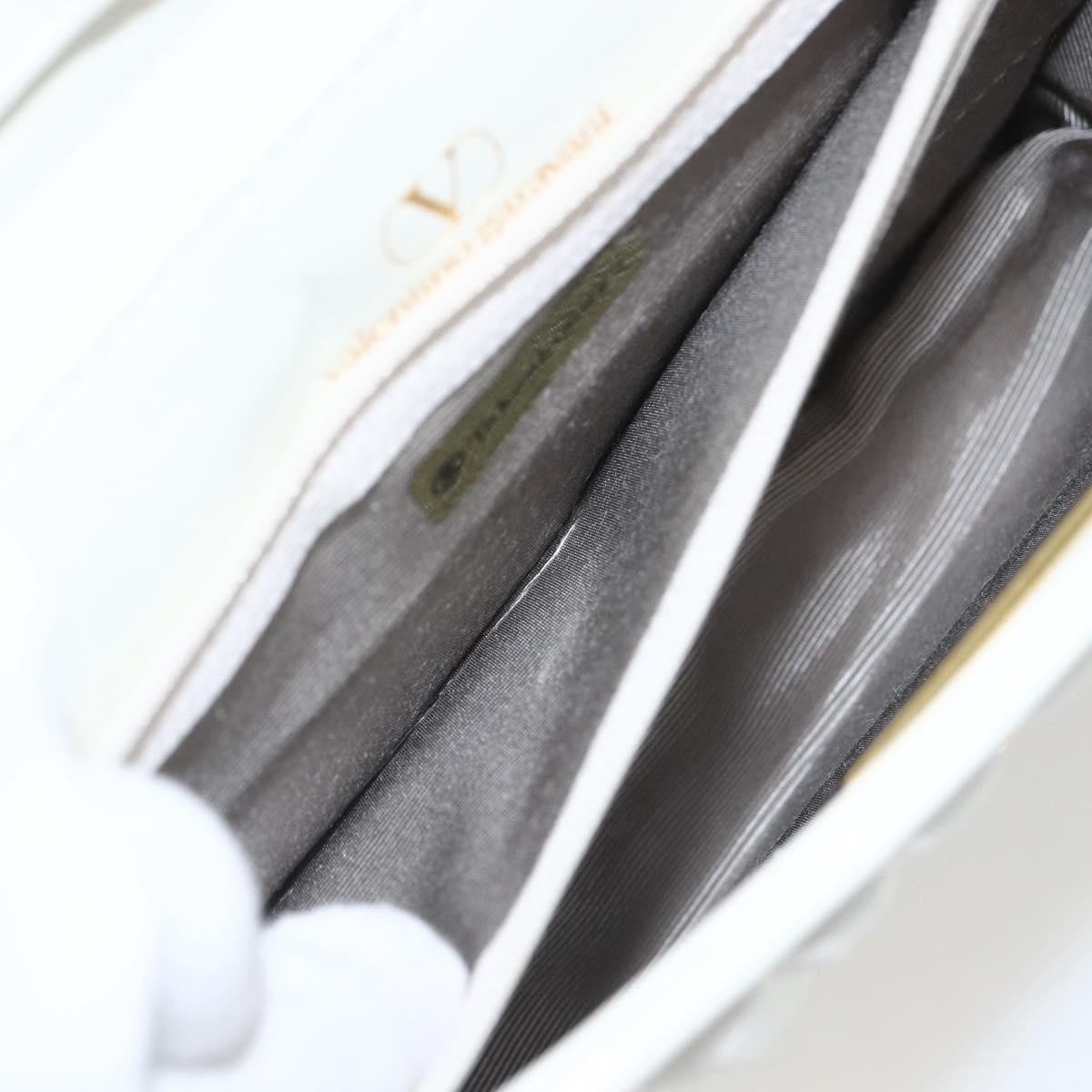 Valentino Garavani Vintage shoulder bag Leather, WHITE, LEATHER, Shoulder bag