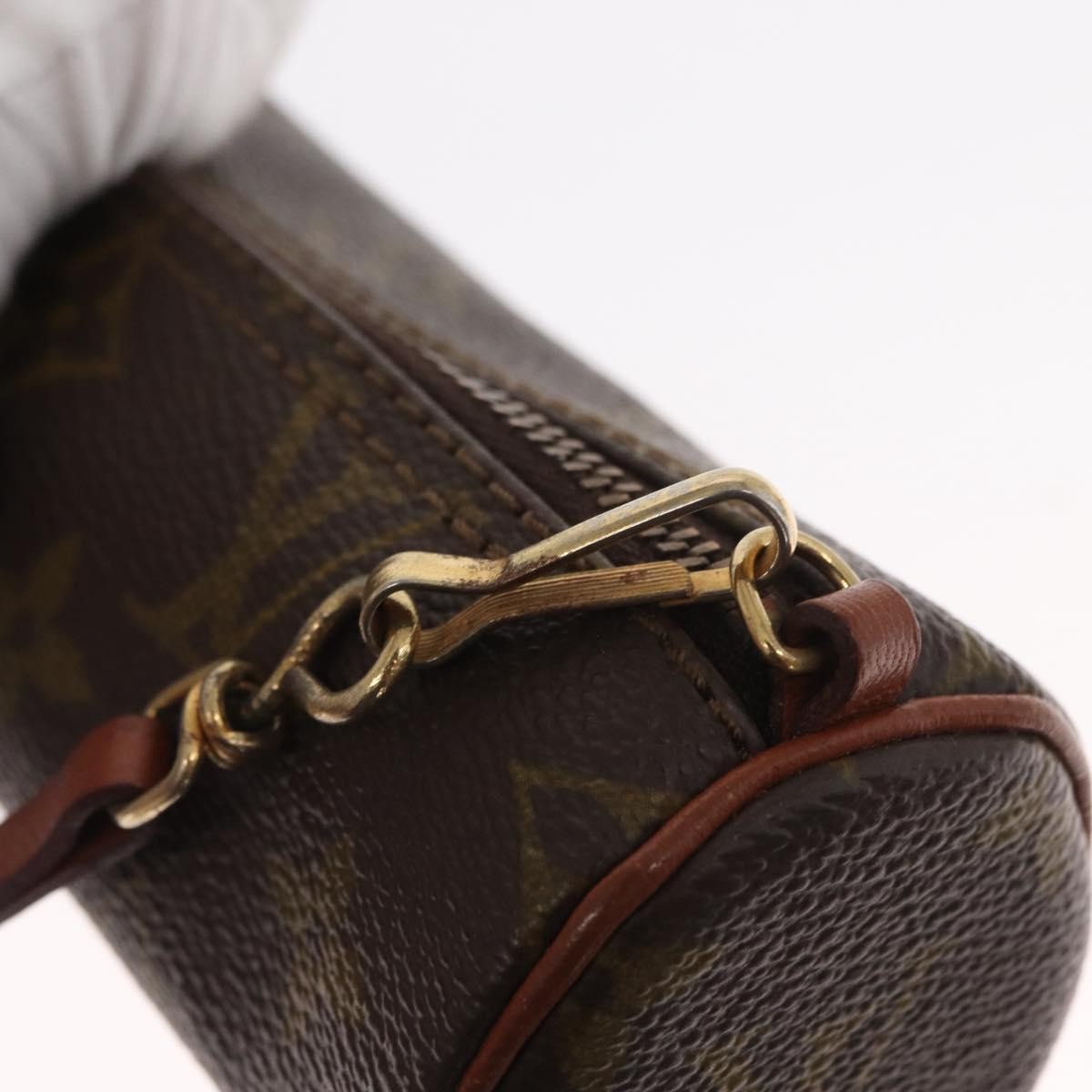Louis Vuitton Papillon Pochette Monogram Canvas, BROWN, CANVAS, Clutche & pouche