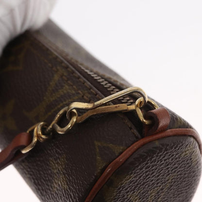 Louis Vuitton Papillon Pochette Monogram Canvas, BROWN, CANVAS, Clutche & pouche