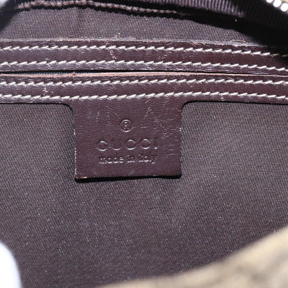 Gucci Front Zip Crossbody GG Canvas, BEIGE, CANVAS, Shoulder bag