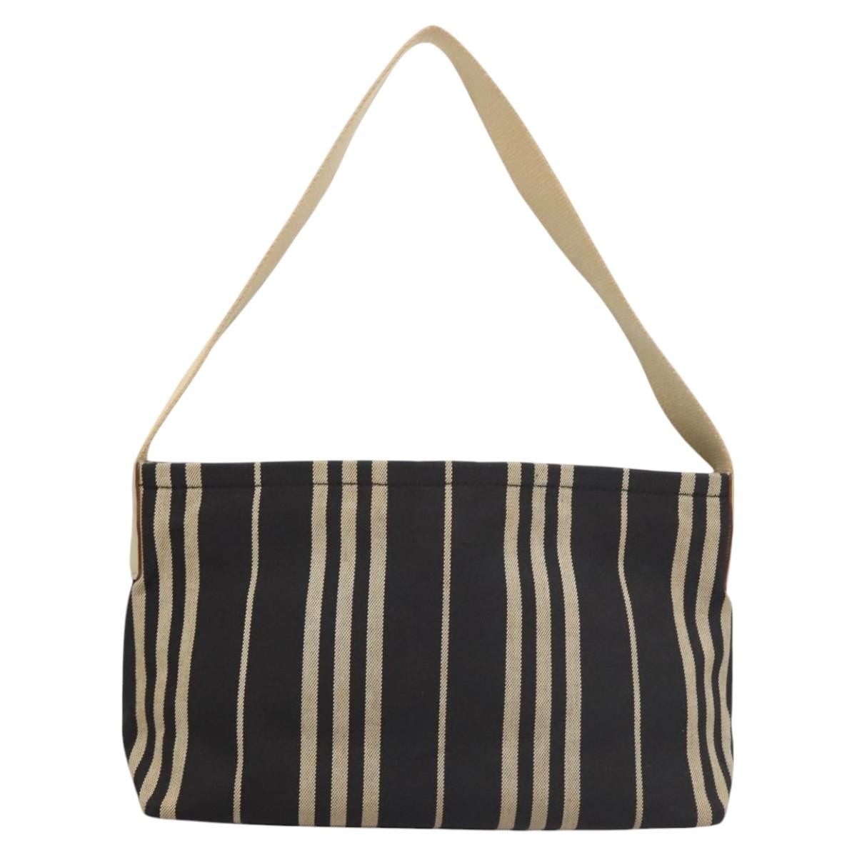 Burberry Vintage Shoulder Bag Canvas, NAVY, CANVAS, Shoulder bag