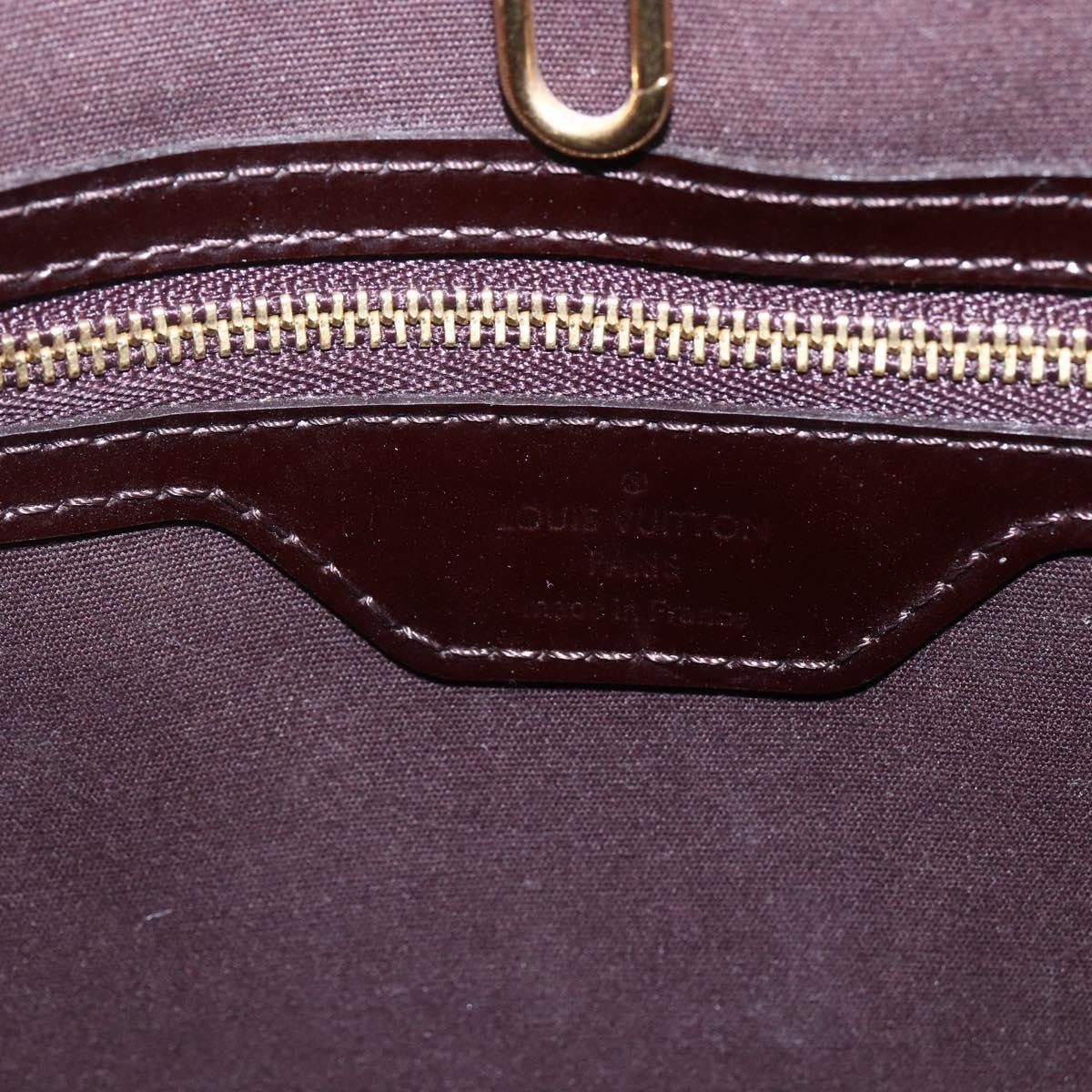 Louis Vuitton Avalon Handbag Monogram Vernis, PURPLE, PATENT_LEATHER, Handbag