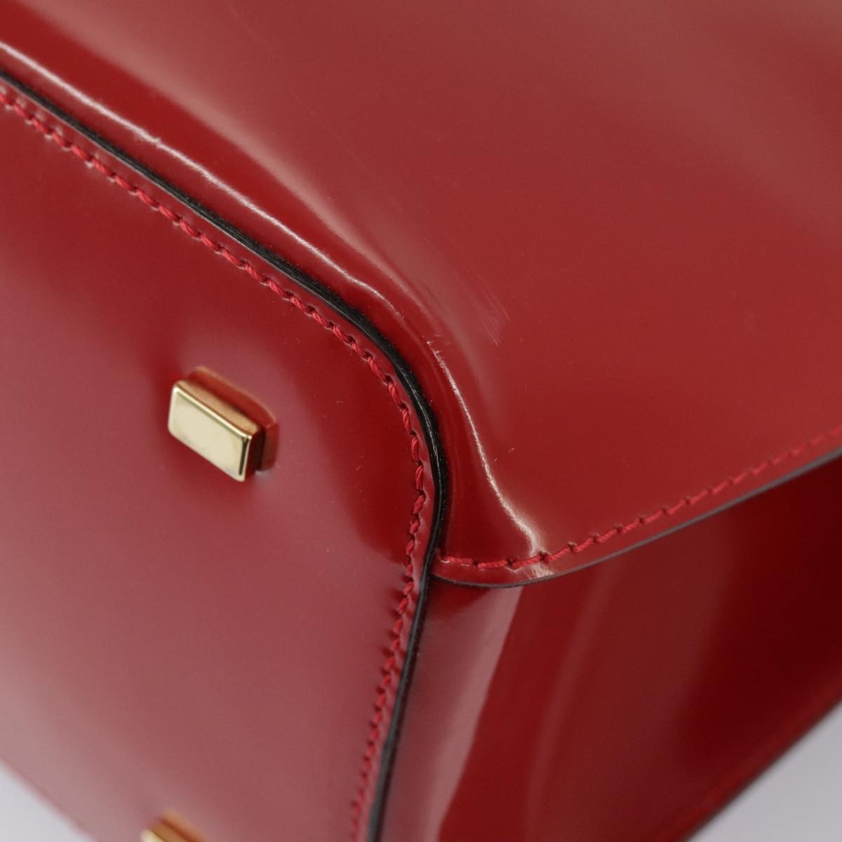 Celine Handbag Patent leather, RED, PATENT_LEATHER, Handbag
