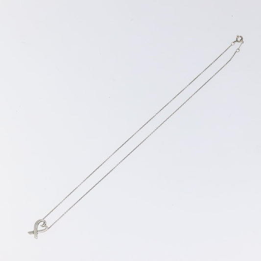 Tiffany & Co. Paloma Picasso Loving Heart Pendant Necklace Silver 925, SILVER, SILVER, Necklace