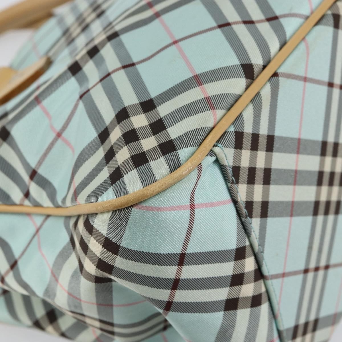 Burberry Nova Check Tote Nylon, BLUE, NYLON, Tote bag