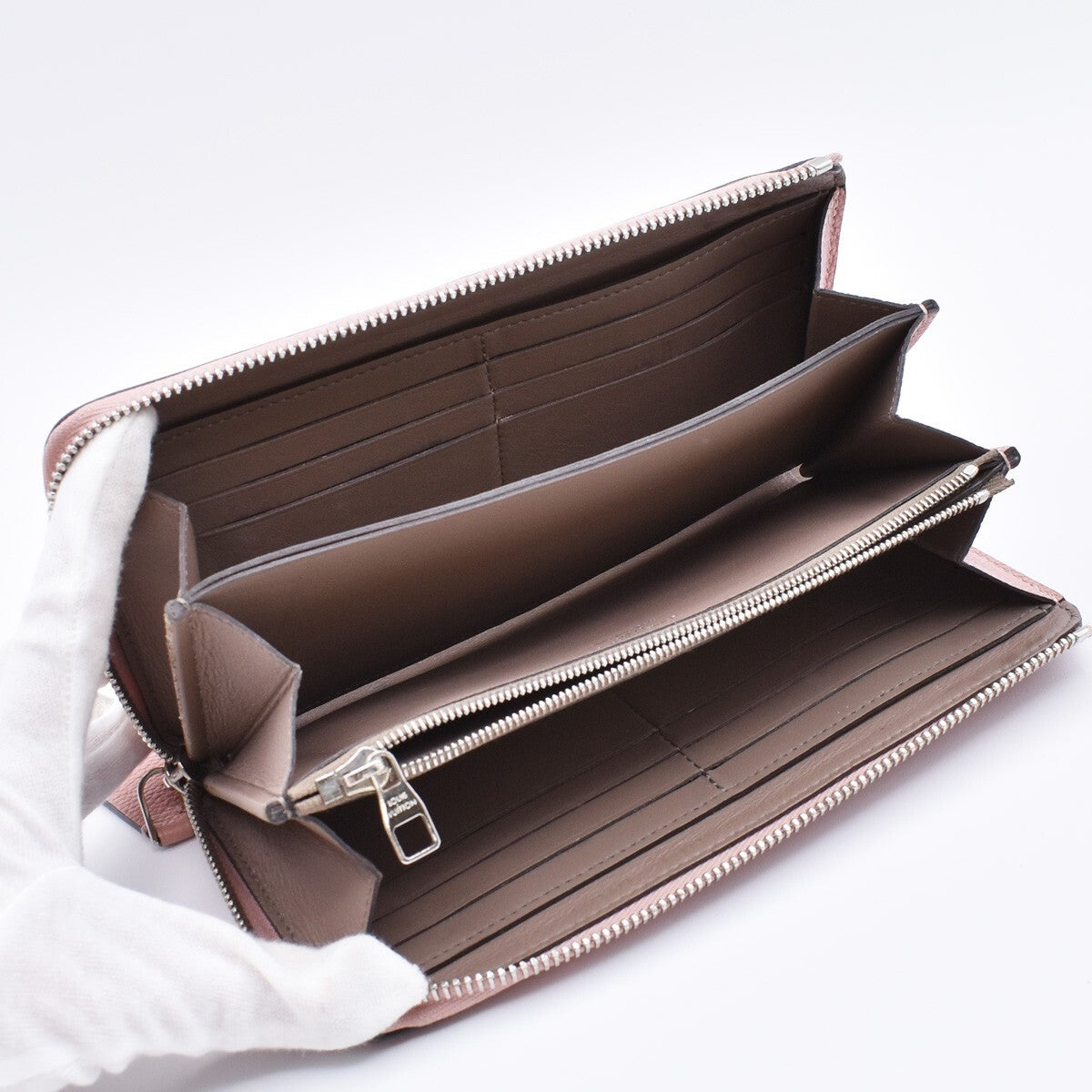 Louis Vuitton Comete Wallet Leather, PINK, LEATHER, Wallets