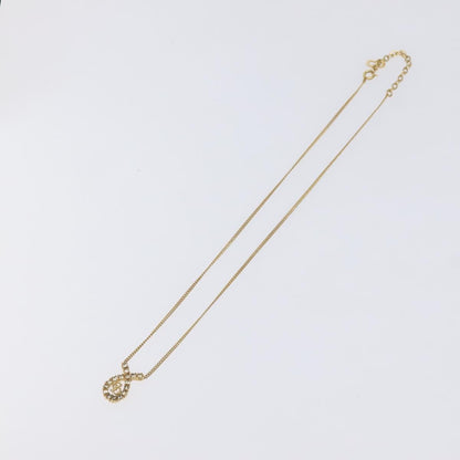Christian Dior CD Pendant Necklace Gold-plated, GOLD, METAL, Necklace