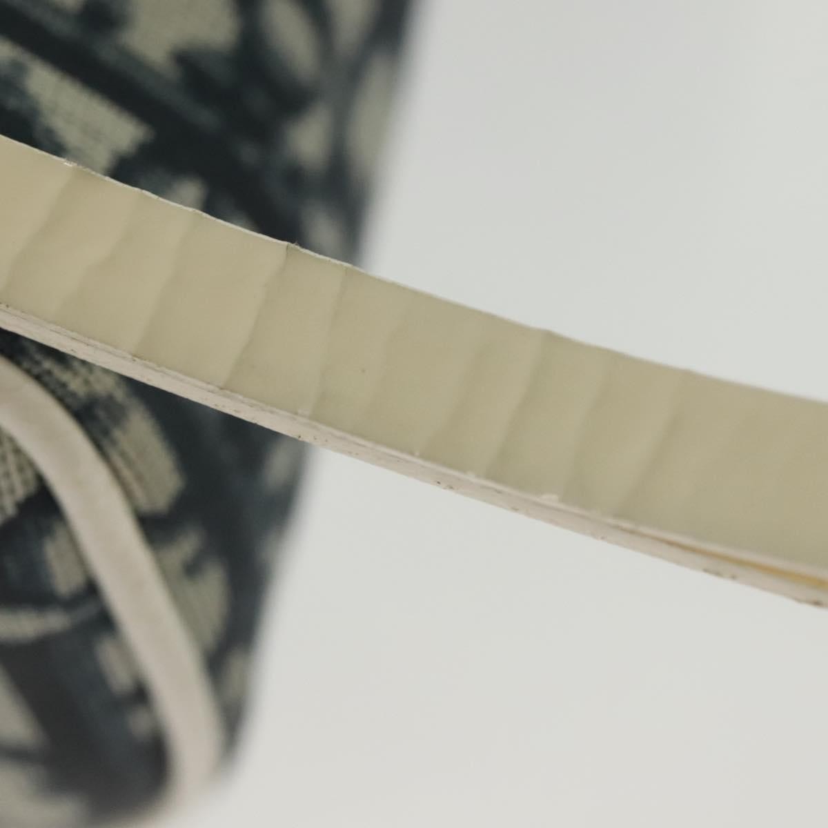 Christian Dior Vintage Trotter Pouch Canvas, NAVY, CANVAS, Clutche & pouche