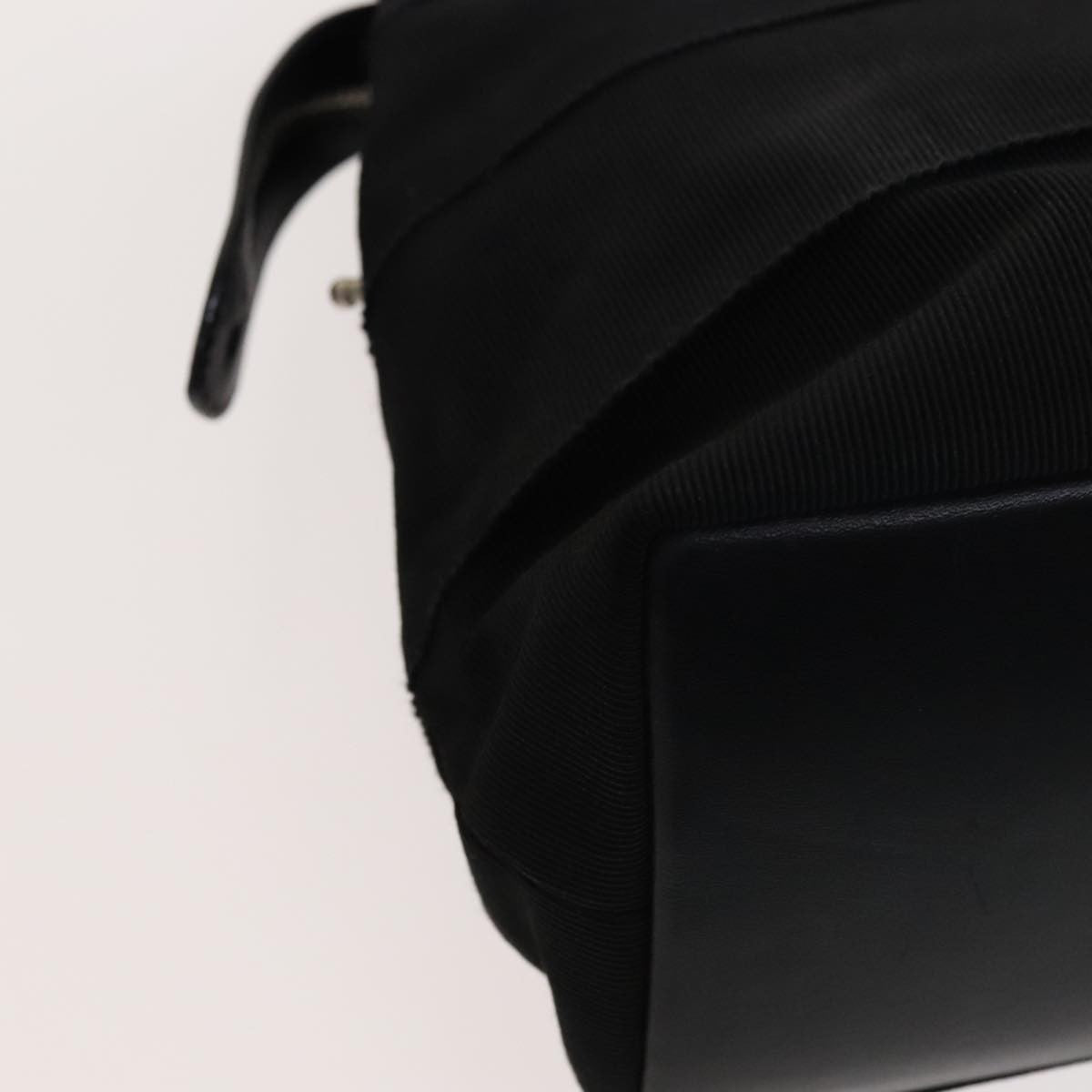 Salvatore Ferragamo Vala Handbag Canvas, BLACK, CANVAS, Handbag