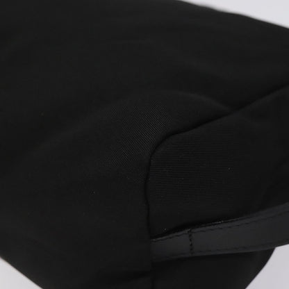 Versace Vintage Zip Pouch Canvas, BLACK, CANVAS, Clutche & pouche