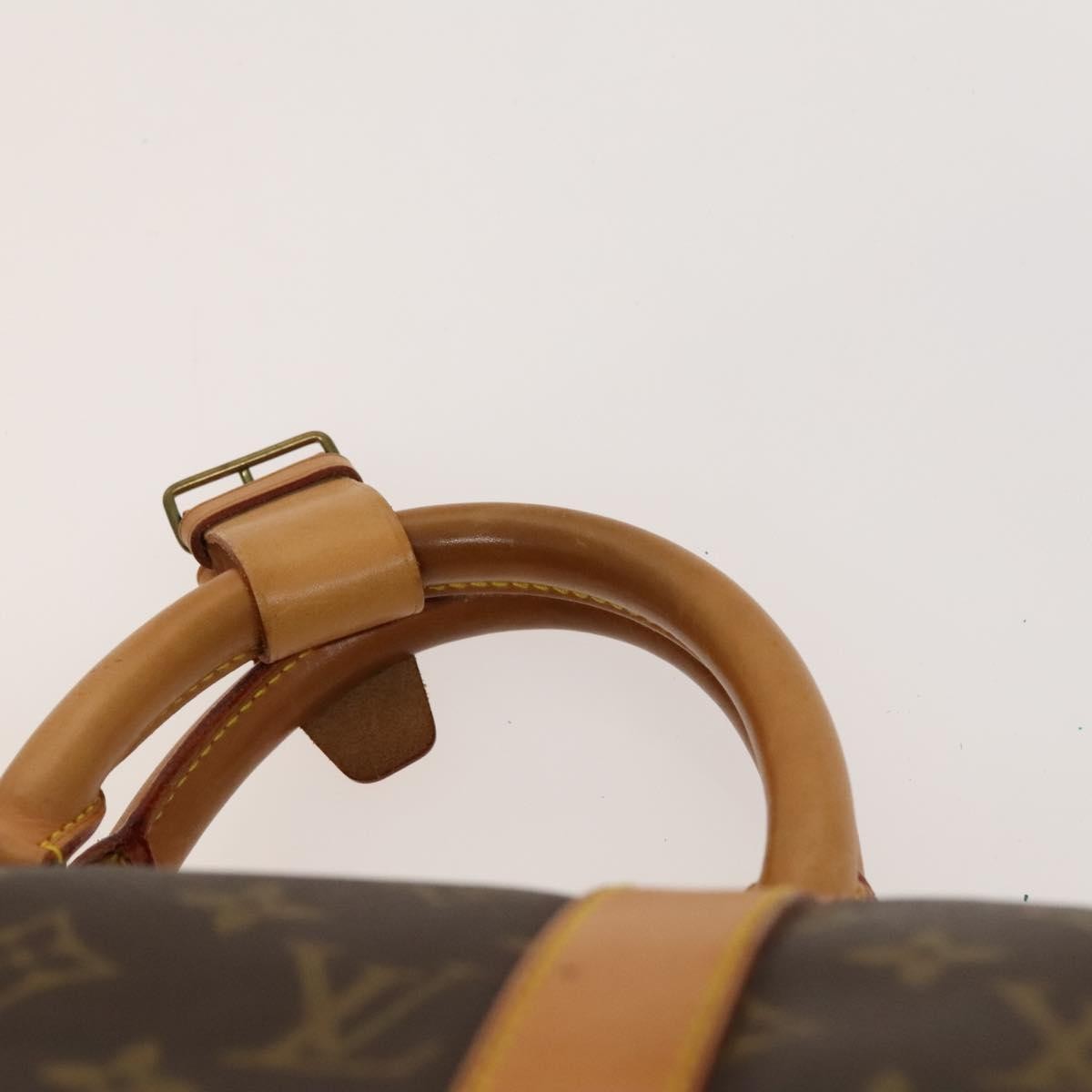 Louis Vuitton Keepall Bag Monogram Canvas, BROWN, CANVAS, Travel bag