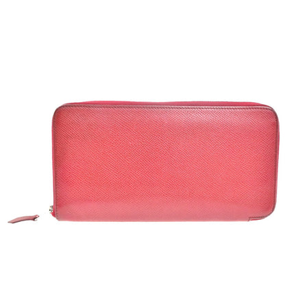 Hermes Azap Zip Around Wallet Epsom, RED, LEATHER, Wallets