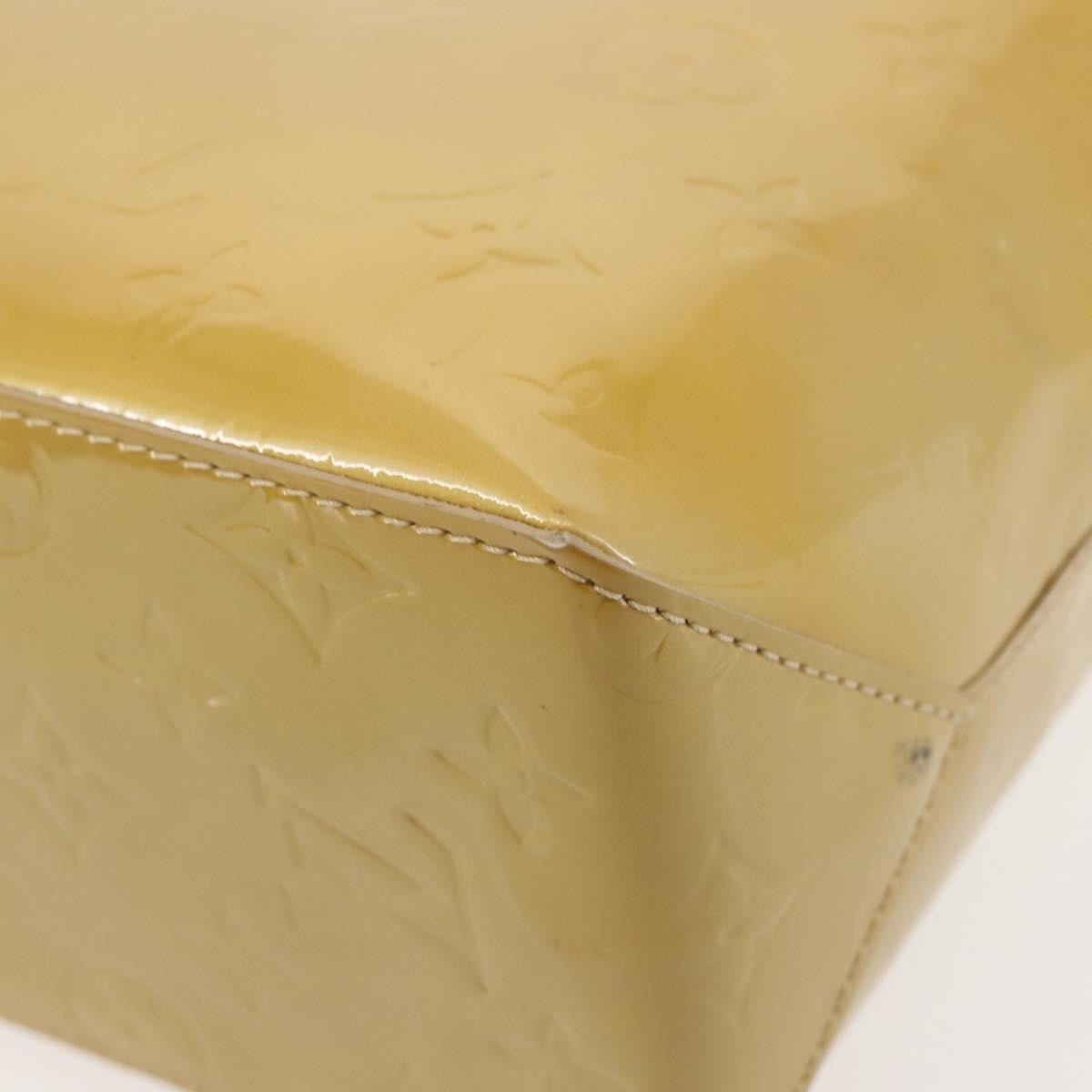 Louis Vuitton Reade Handbag Monogram Vernis, BEIGE, PATENT_LEATHER, Handbag