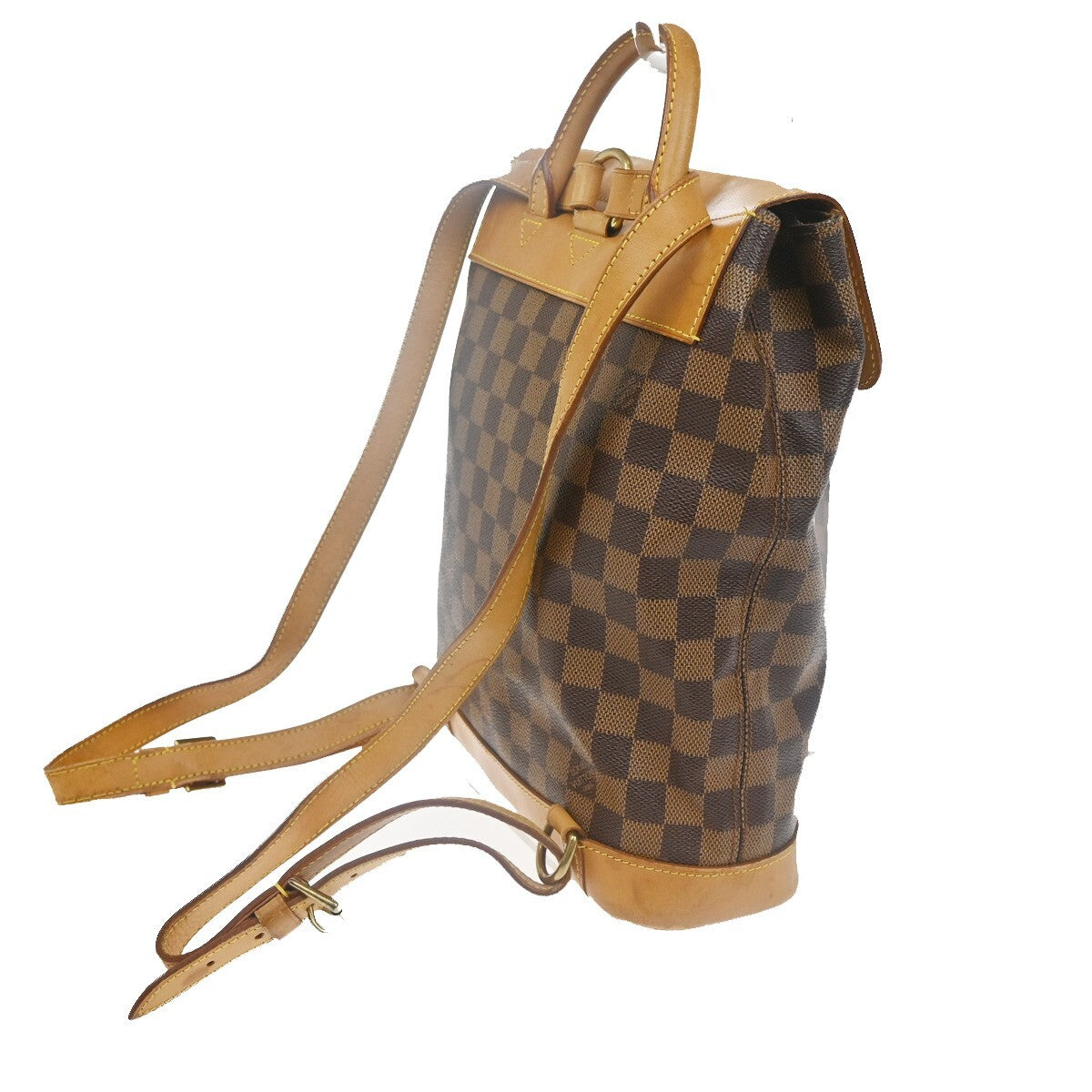 Louis Vuitton Arlequin Backpack Damier, BROWN, CANVAS, Backpack
