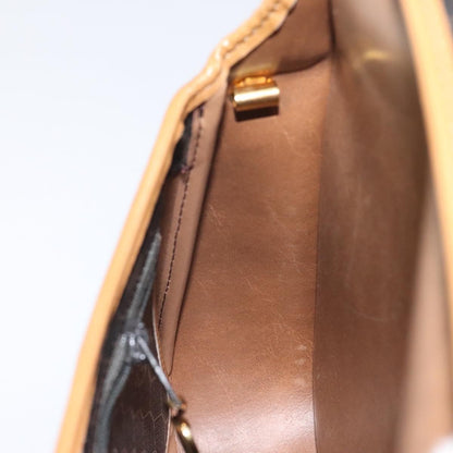 Christian Dior Vintage Honeycomb Flap Crossbody Bag Coated Canvas, GRAY, CANVAS, Crossbody bag