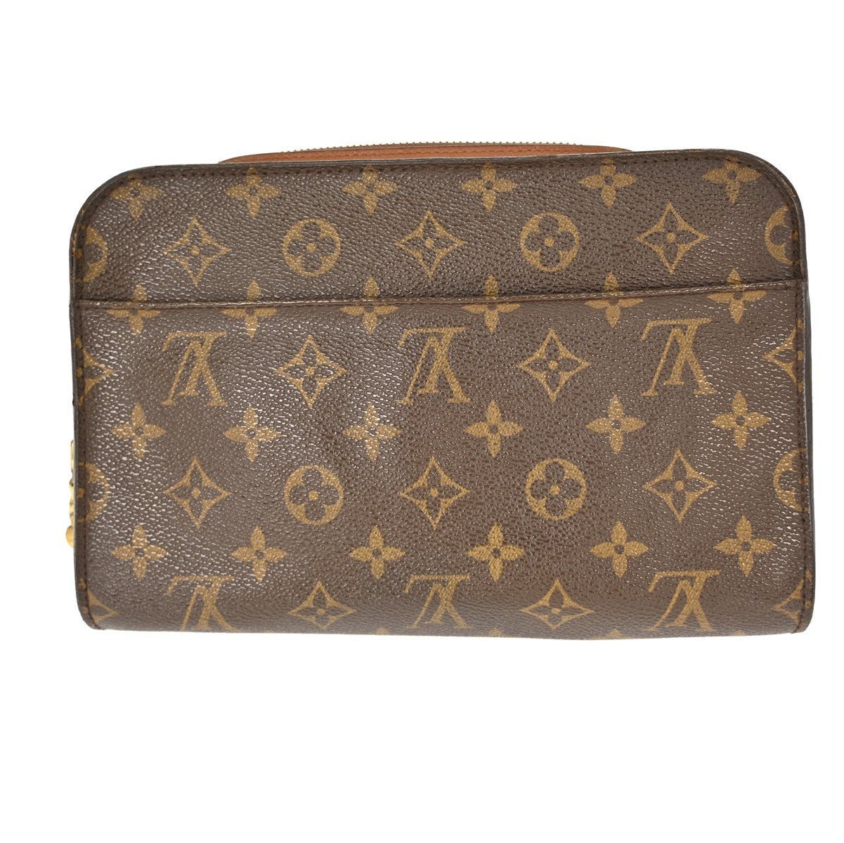 Louis Vuitton Pochette Orsay Monogram Canvas, BROWN, CANVAS, Clutche & pouche