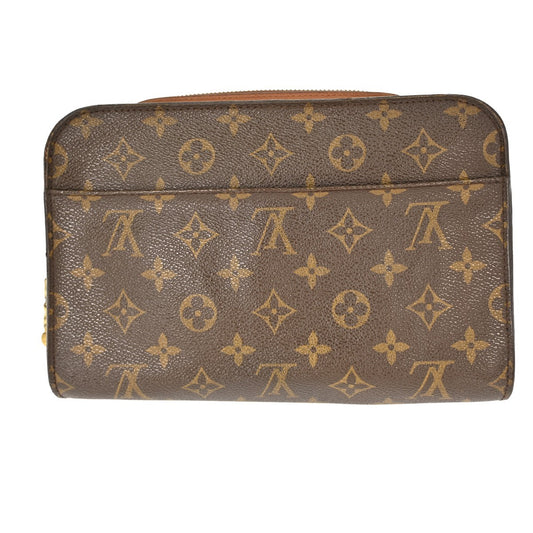 Louis Vuitton Pochette Orsay Monogram Canvas, BROWN, CANVAS, Clutche & pouche