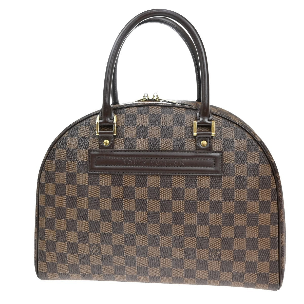 Louis Vuitton Nolita Handbag Damier, BROWN, CANVAS, Handbag