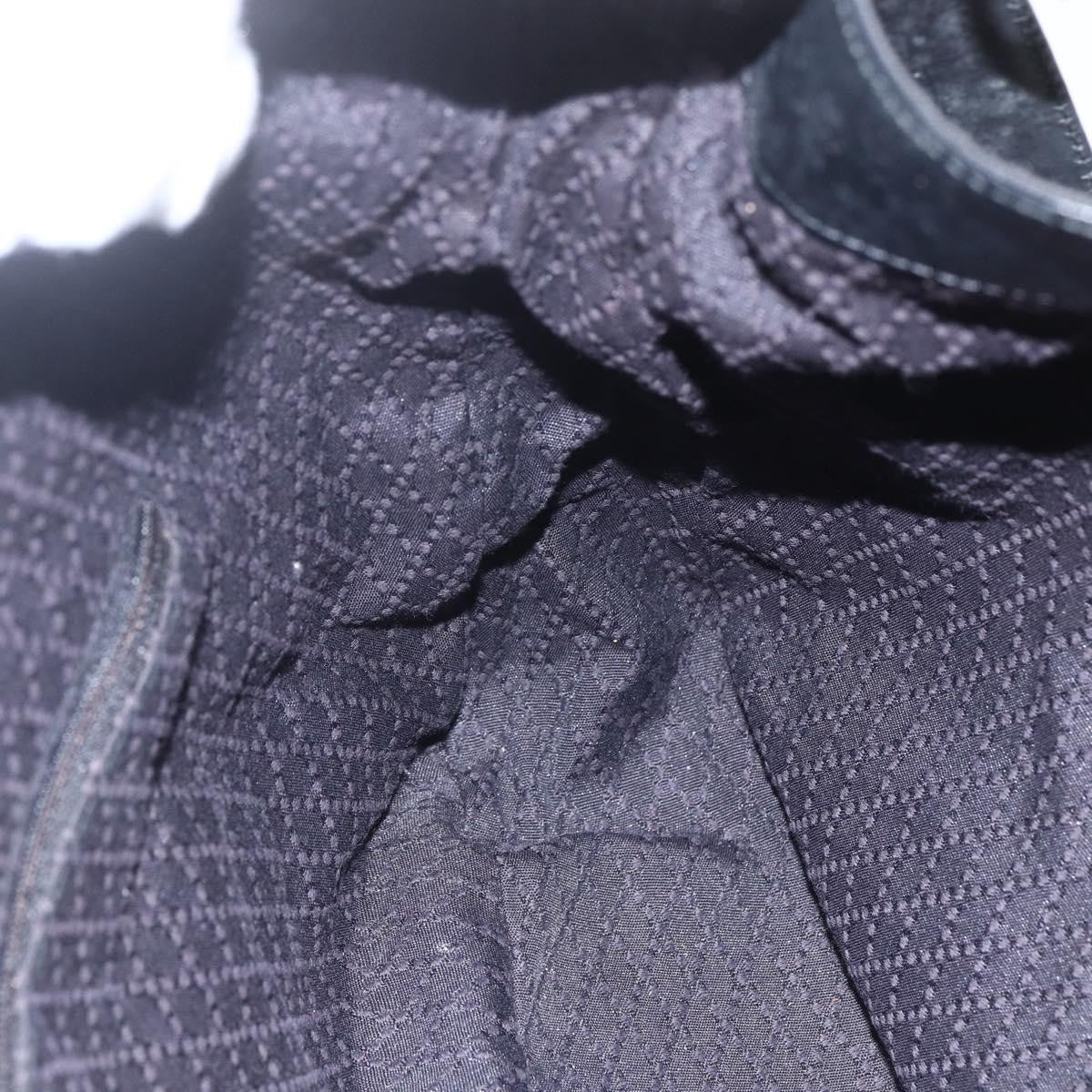 Gucci Vintage Bamboo Shoulder Bag Nylon, BLACK, NYLON, Tote bag