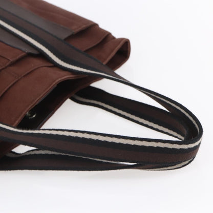 Hermes Troca Horizontal Tote Canvas, BROWN, CANVAS, Tote bag