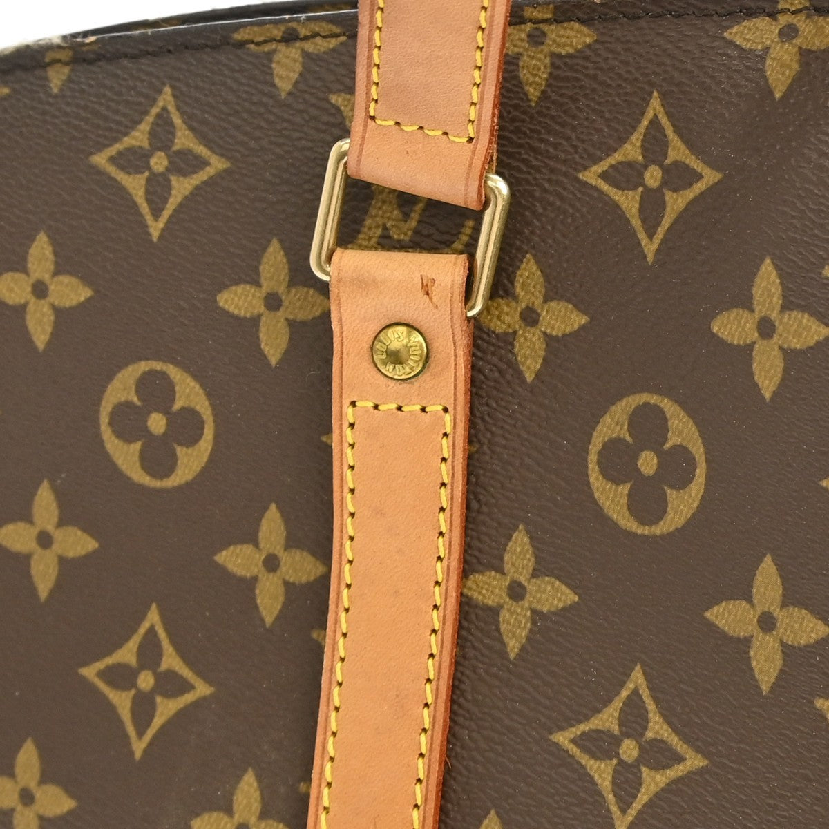 Louis Vuitton Babylone Handbag Monogram Canvas, BROWN, CANVAS, Tote bag