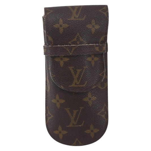 Louis Vuitton Etui à lunette Canvas, BROWN, CANVAS, Toiletry Case