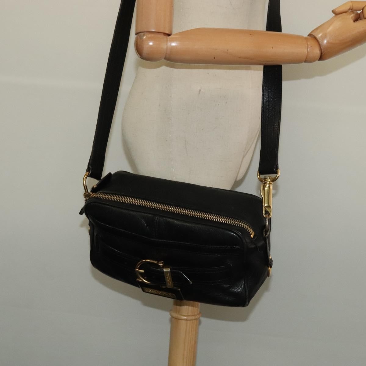 Burberry Shoulder Bag Leather, BLACK, LEATHER, Shoulder bag