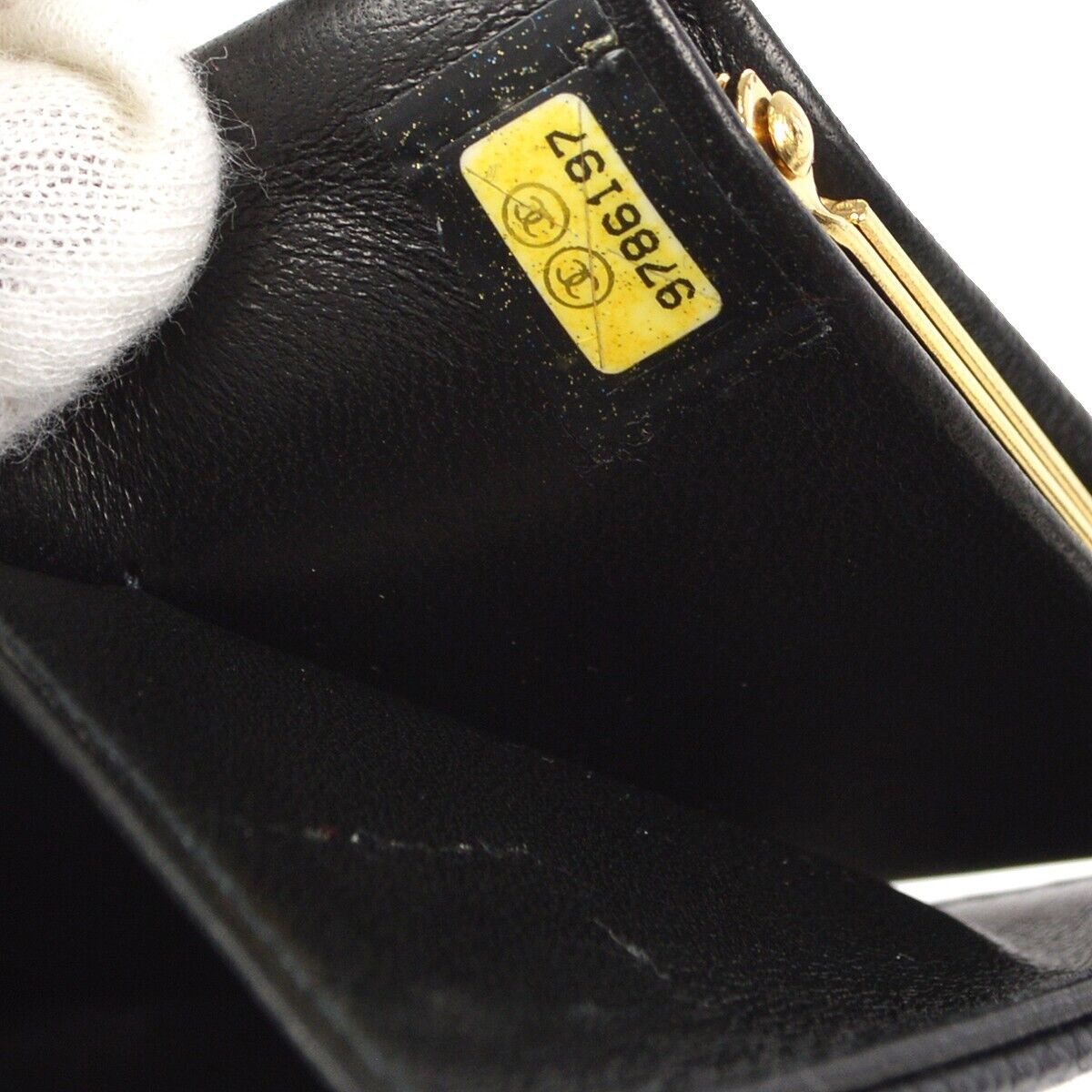 Chanel Timeless CC French Wallet Caviar, BLACK, LEATHER, Wallets