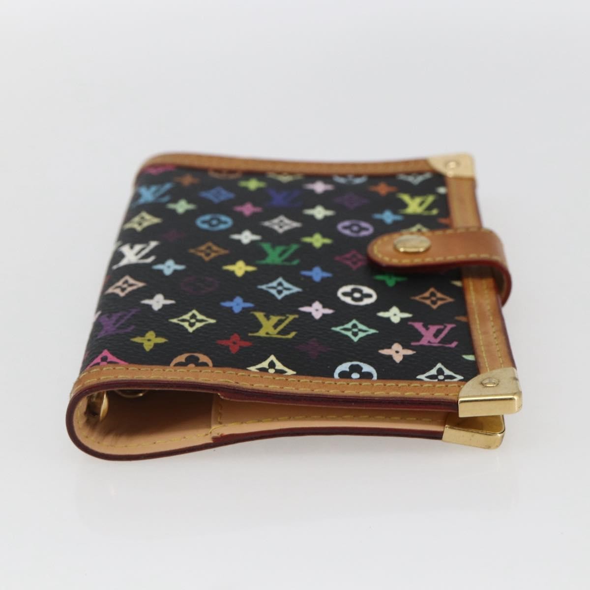 Louis Vuitton Agenda Cover Canvas Multicolor, BLACK, CANVAS, Wallets