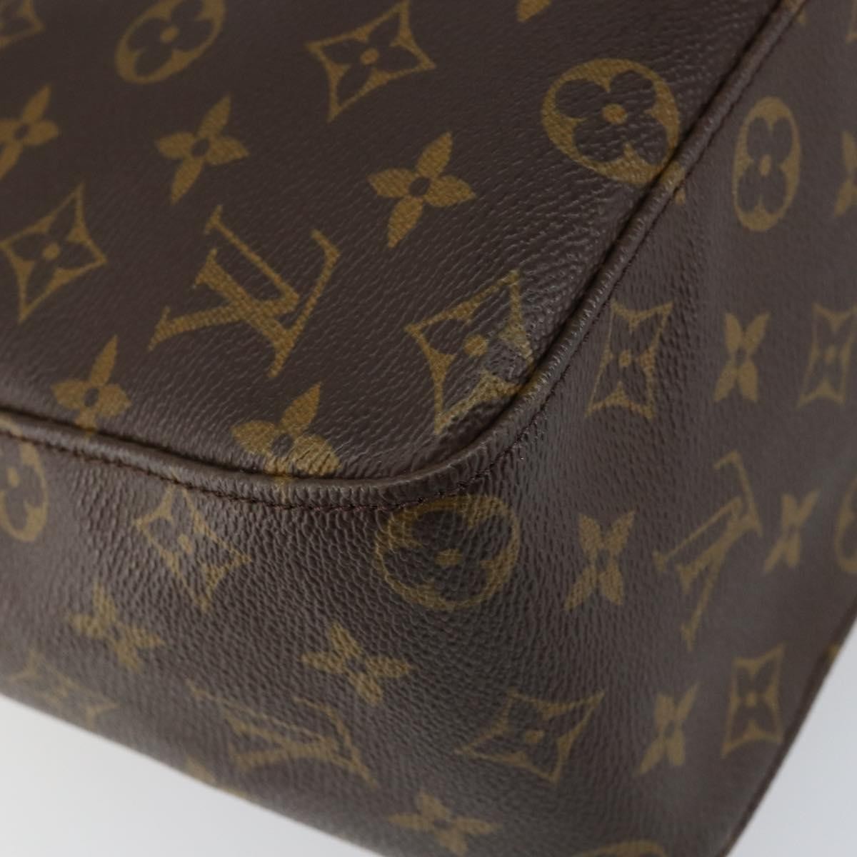 Louis Vuitton Looping Handbag Monogram Canvas, BROWN, CANVAS, Shoulder bag