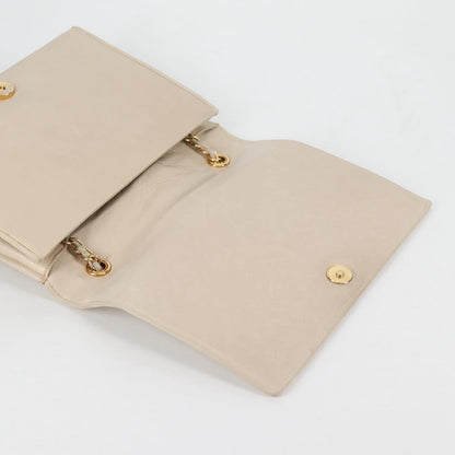 Chanel Vintage Tassel Flap Bag Quilted Lambskin, GOLD, LAMB_SKIN, Handbag