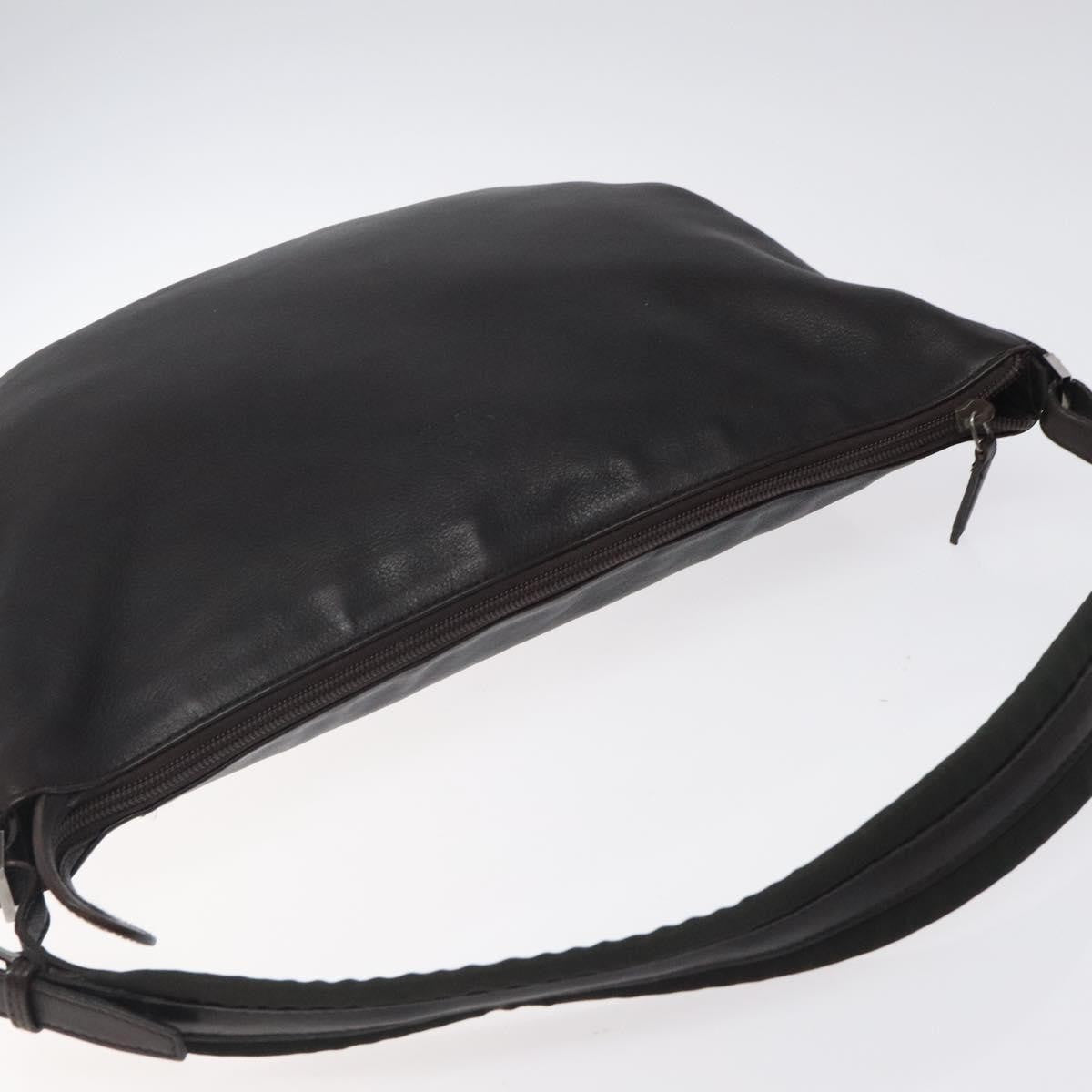 Gucci Vintage Shoulder Bag Leather, BROWN, LEATHER, Shoulder bag