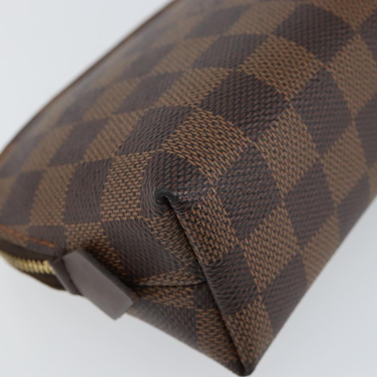 Louis Vuitton Cosmetic Pouch Damier, BROWN, CANVAS, Clutche & pouche