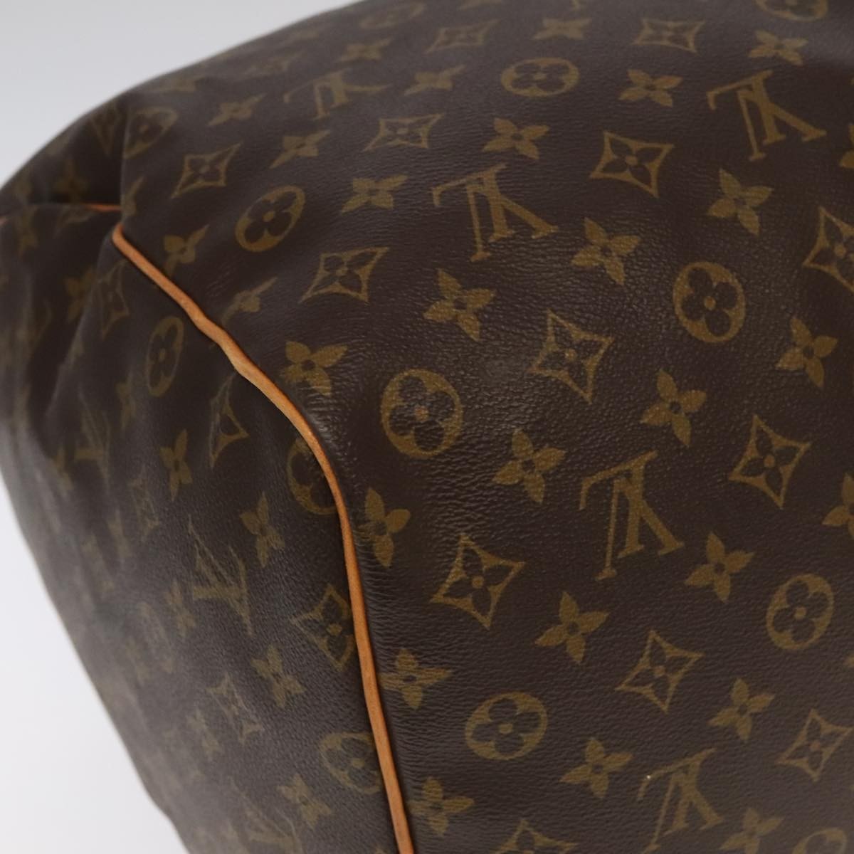 Louis Vuitton Keepall Bag Monogram Canvas, BROWN, CANVAS, Travel bag