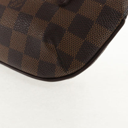 Louis Vuitton Manosque Pochette Damier, BROWN, CANVAS, Clutche & pouche