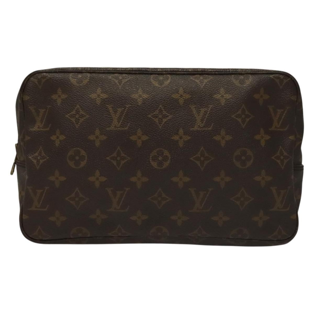 Louis Vuitton Trousse Toilette Monogram Canvas, BROWN, CANVAS, Clutche & pouche