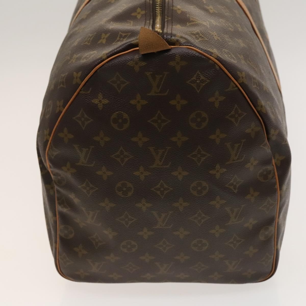 Louis Vuitton Keepall Bag Monogram Canvas, BROWN, CANVAS, Travel bag