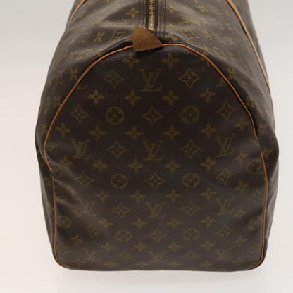 Louis Vuitton Keepall Bag Monogram Canvas, BROWN, CANVAS, Travel bag
