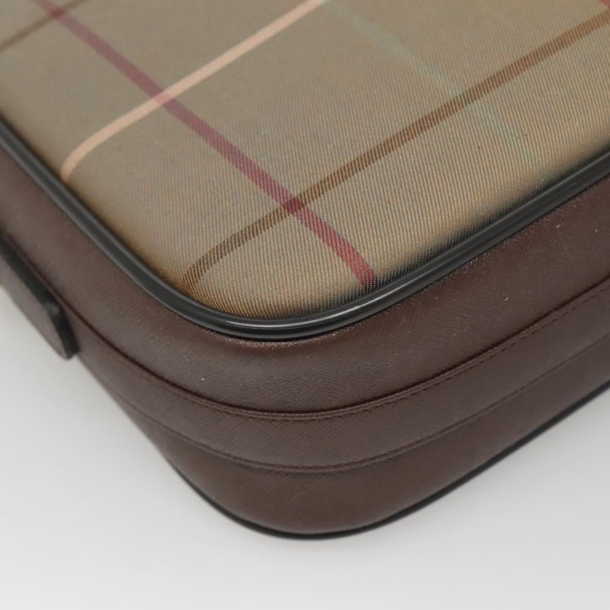 Burberry Nova check Shoulder bag Canvas, BEIGE, CANVAS, Shoulder bag