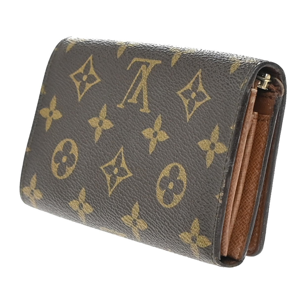 Louis Vuitton Porte Monnaie Billets Tresor Wallet Monogram Canvas, BROWN, CANVAS, Wallets