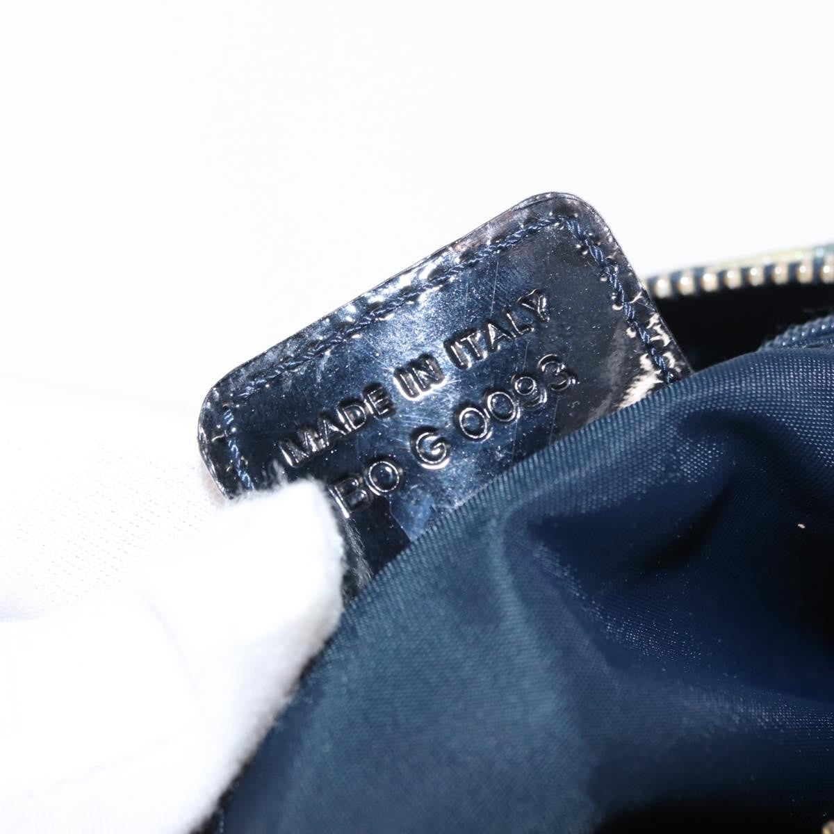 Christian Dior Vintage Trotter Boston Bag Diorissimo Canvas, NAVY, CANVAS, Handbag