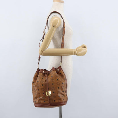 MCM Visetos Shoulder bag Canvas, BROWN, CANVAS, Shoulder bag