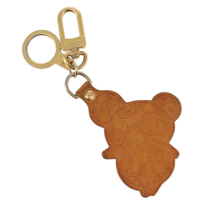Louis Vuitton Murakami Panda Bag Charm and Keychain Vachetta Leather, BEIGE, LEATHER, Charms and Keychains